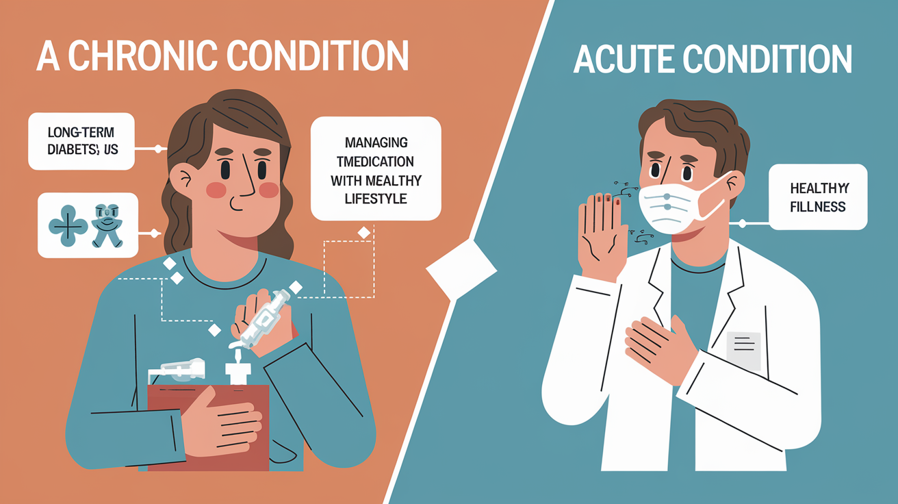 chronic vs acute conditions